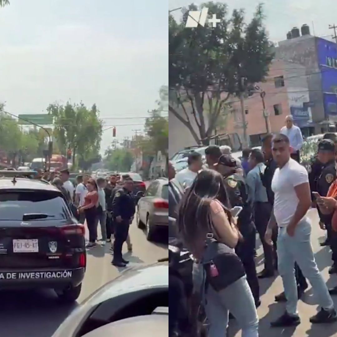 Balacera Causa Pánico en Av. Observatorio, CDMX; Motociclistas Disparan en Asalto a Auto de Lujo