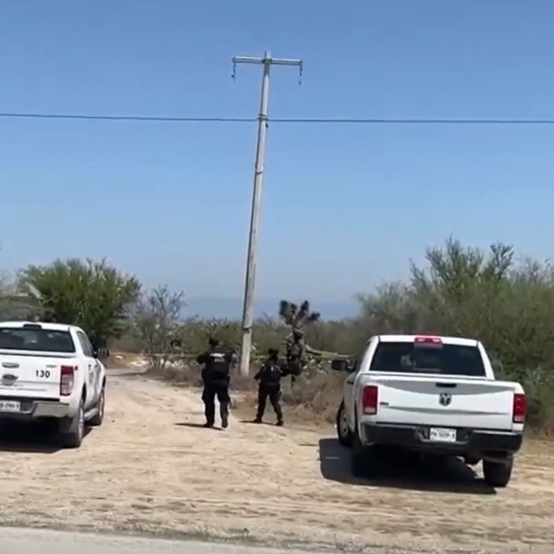 Paraje donde hallaron restos en Pesquería