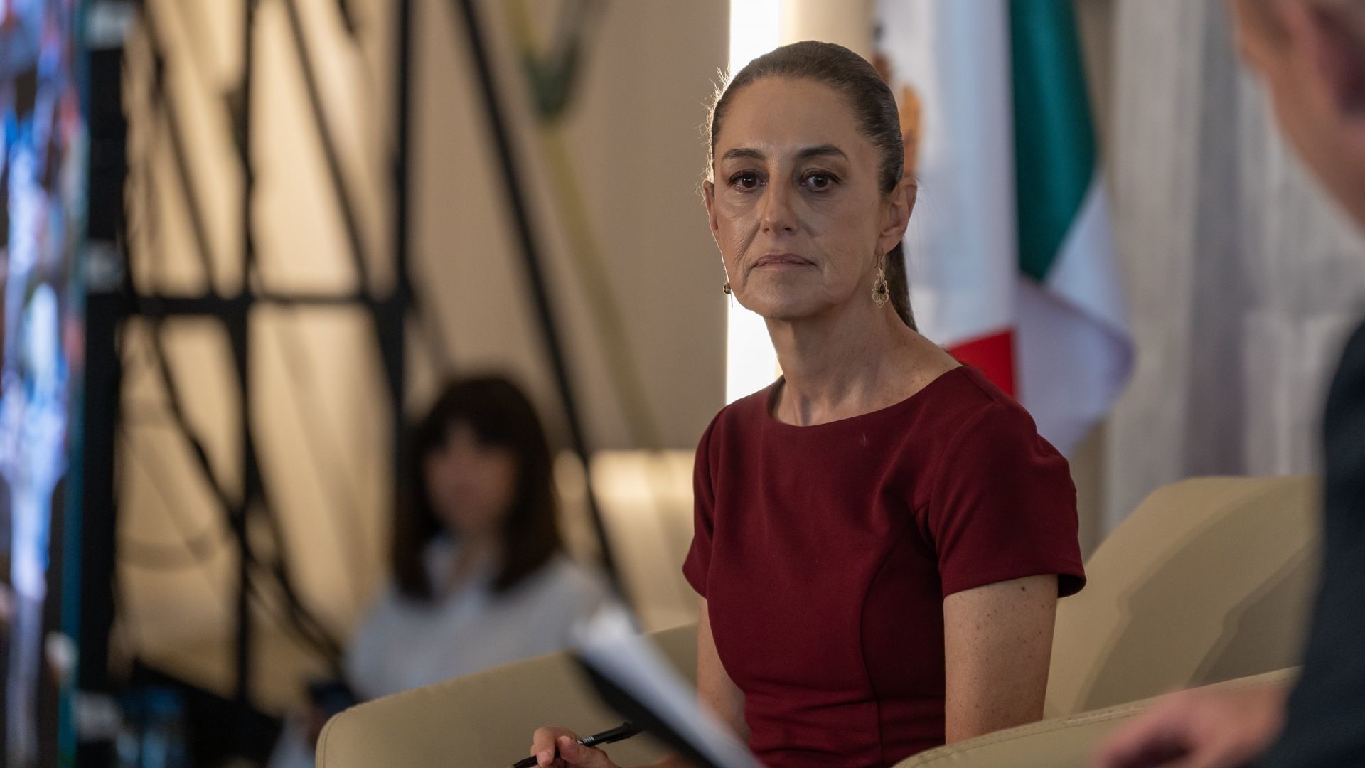 La candidata a la presidencia, Claudia Sheinbaum, sostuvo un encuentro con empresarios y representantes de las cámaras empresarias de Nuevo León