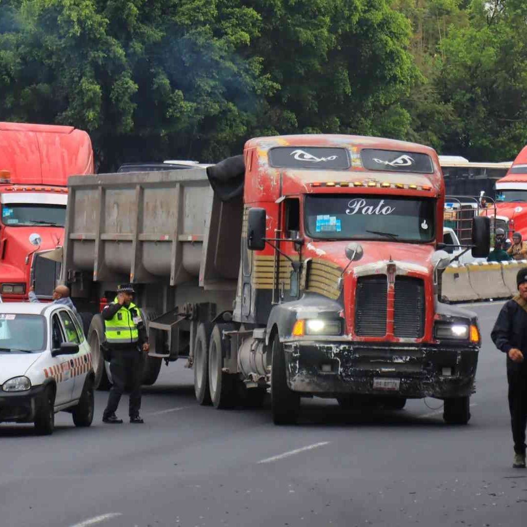 Protesta de transportistas