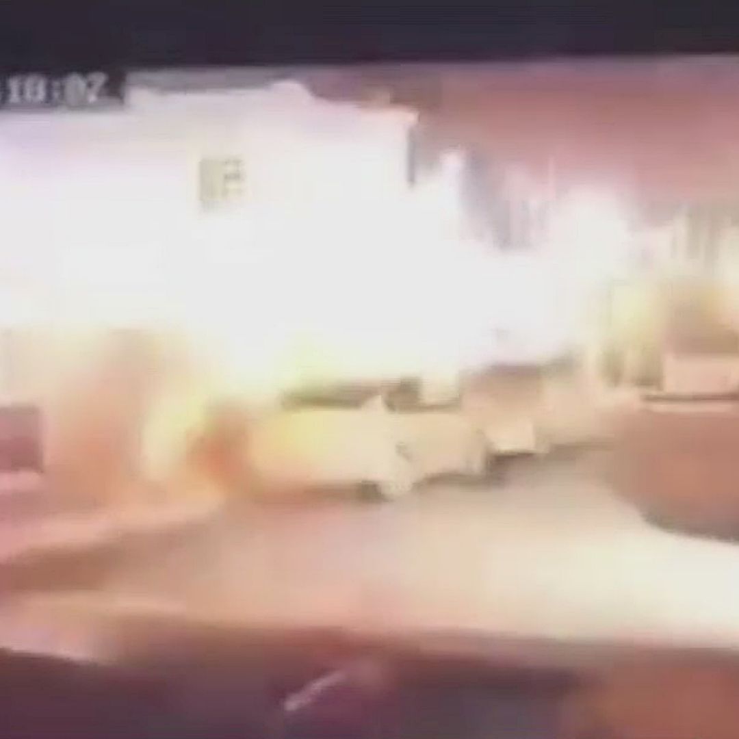 Muestran momento de la explosión en Valle Hermoso, Tamaulipas