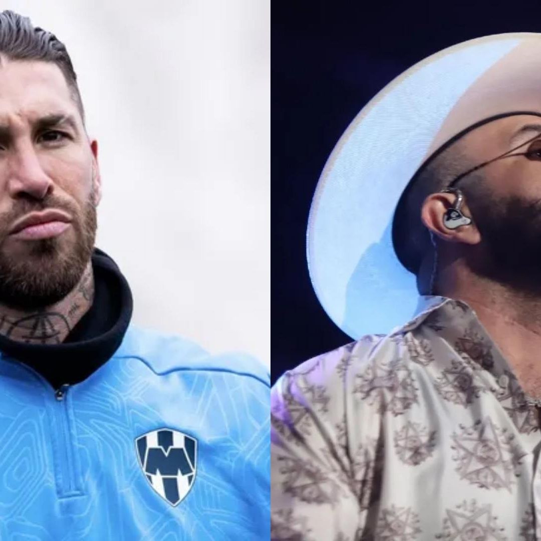 Sergio Ramos Salta de la Cancha al Escenario con Dueto Musical con Carin León