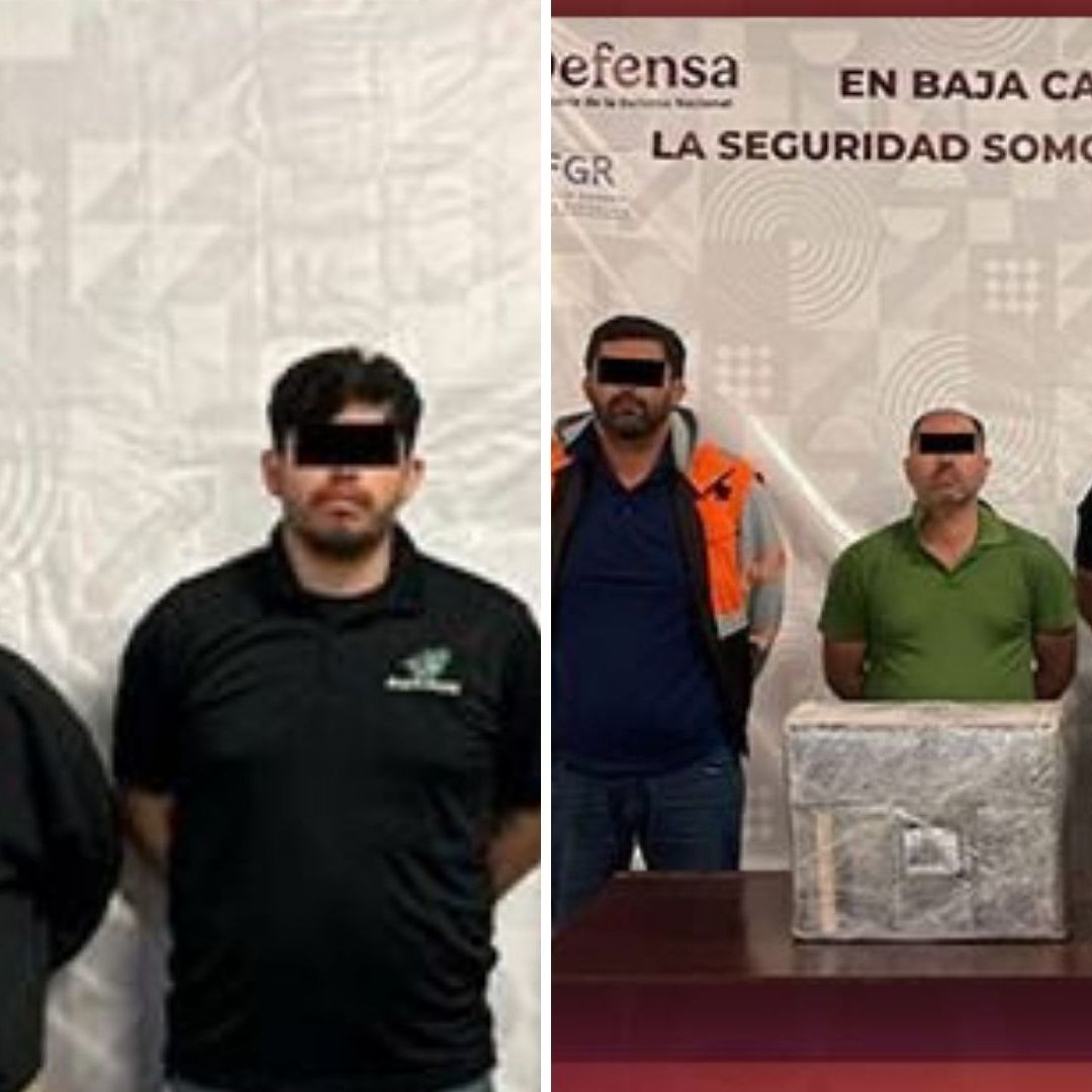 Aseguran Más de 60 Kilos de Droga y Detienen a 6 en Rosarito; Esto Pasó