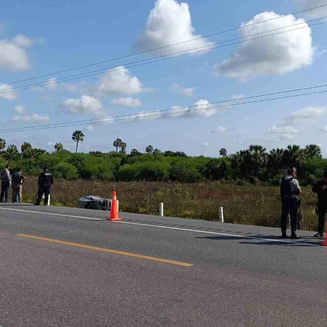 Accidente Carretero Deja 2 Lesionados en Güémez, Tamaulipas