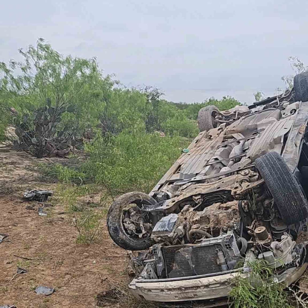 Muere Hombre en Volcadura en Nuevo Laredo