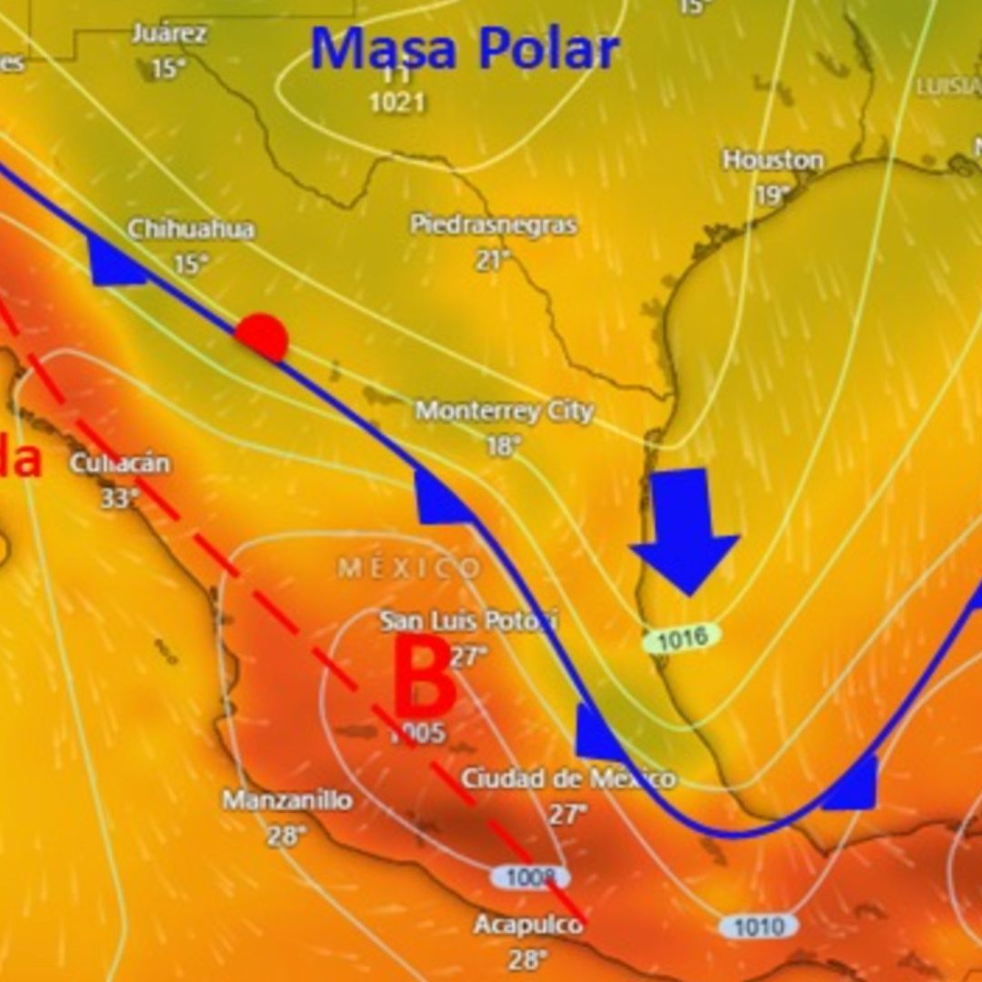 Evento Norte en Veracruz Pronóstico Abril 2025. Cuándo Entra, Rachas, A Qué Hora
