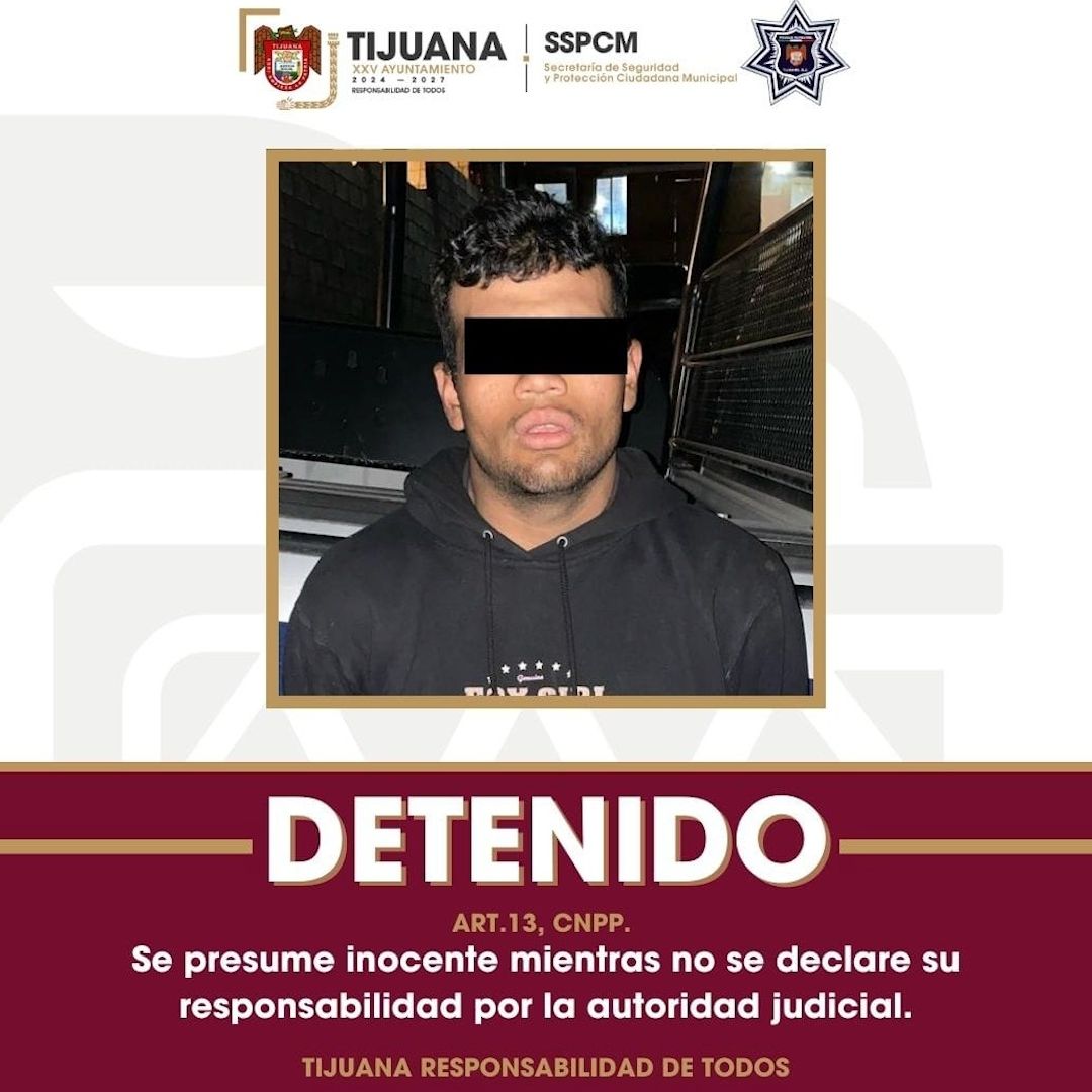 Detienen a Joven Armado Tras Balacera en Tijuana