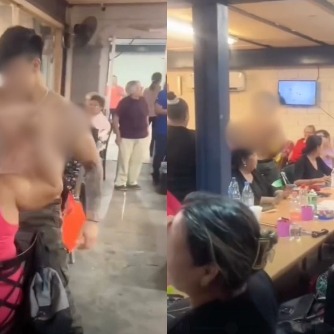 Show de strippers sorprende a mujeres jugando lotería en Monterrey