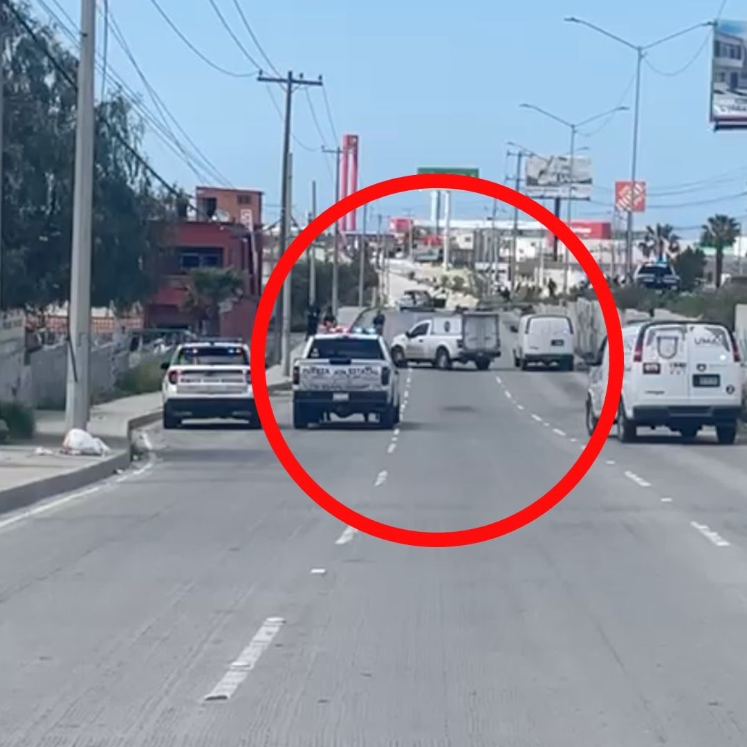 Balacera Desata Cierre de Bulevar El Rosario en Santa Fe Tijuana