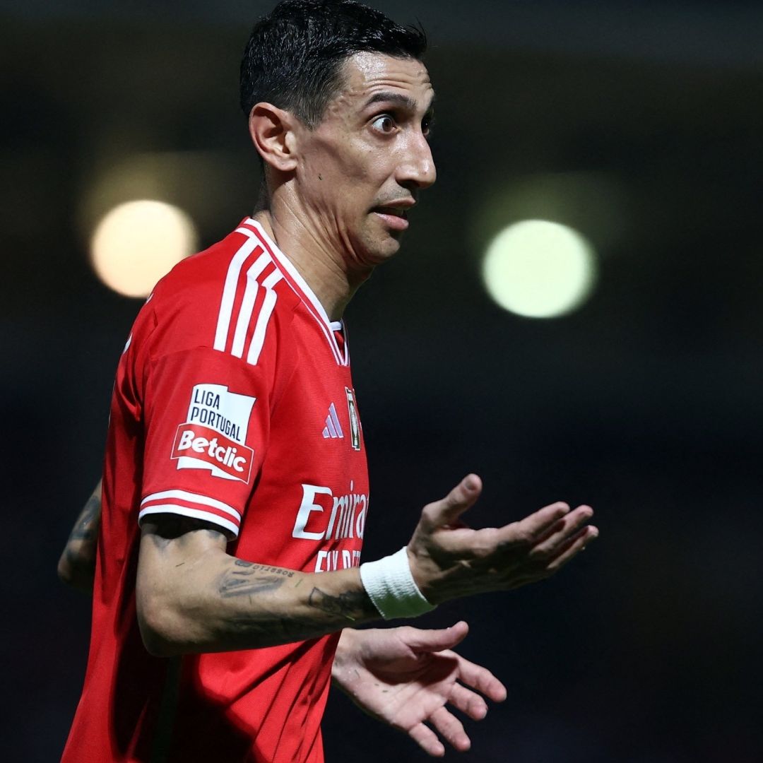 Ángel di Maria juega para el Benfica portugués y es seleccionado de Argentina