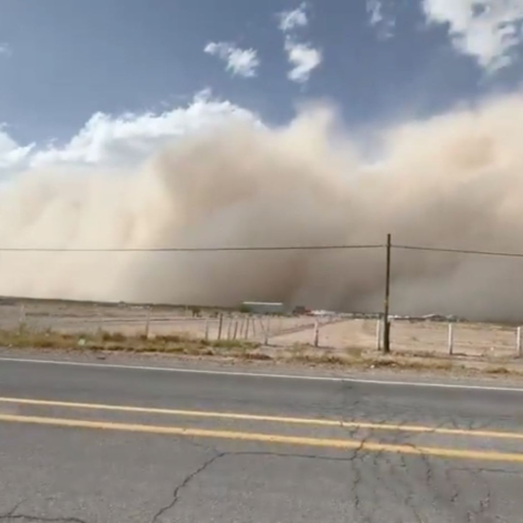 Emite Protección Civil Alerta por Tormenta de Arena en Carretera Chihuahua - Aldama