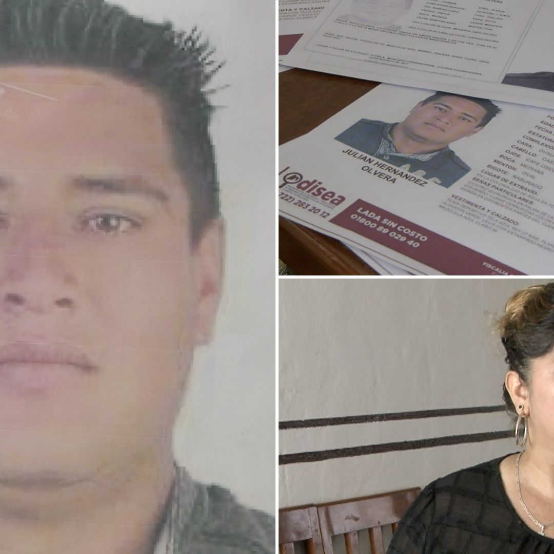 Poblano Julián Hernández Olvera Desaparecido en 2017 en Tecámac, Estado de México