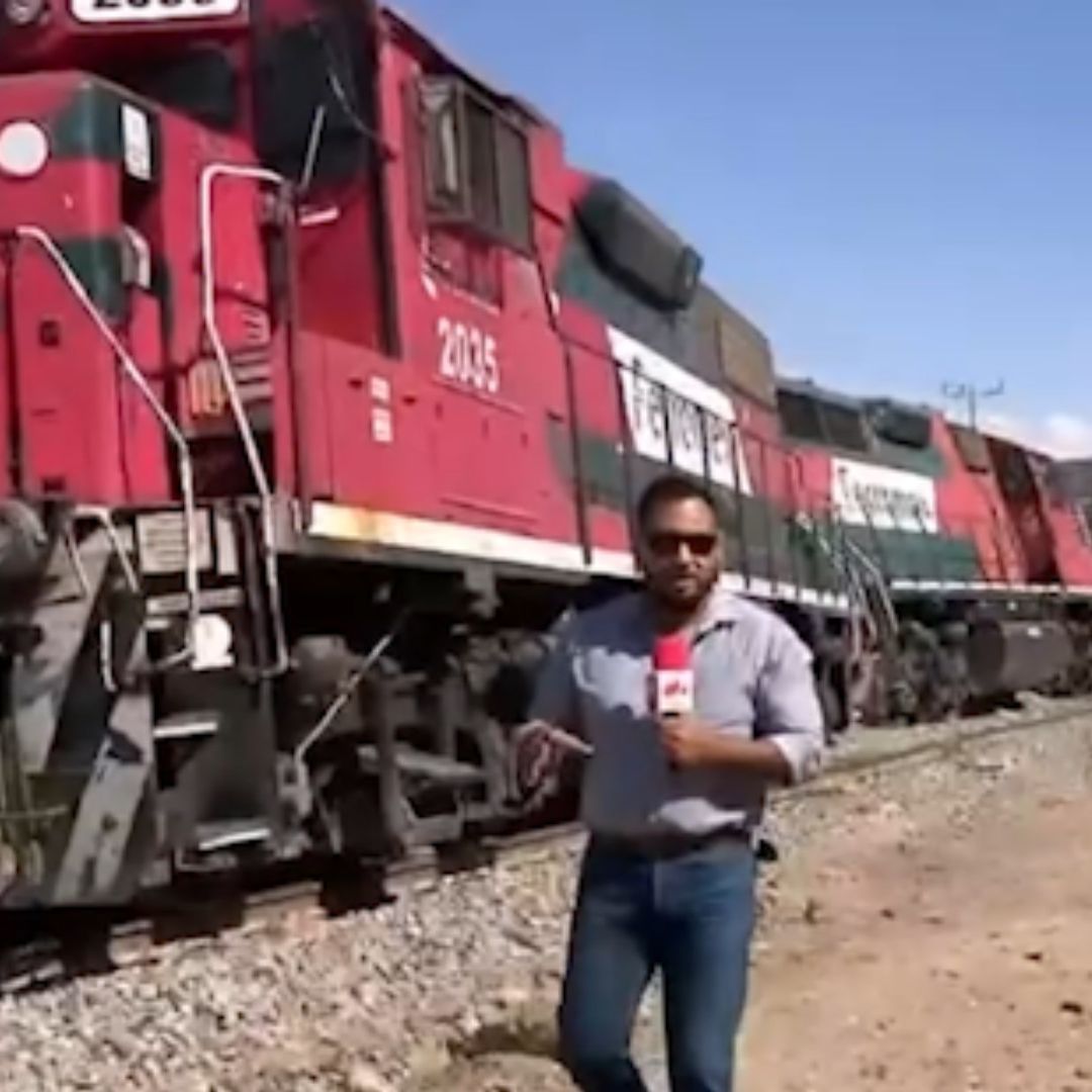 Se Descarrila Ferrocarril en Mexicali, Baja California