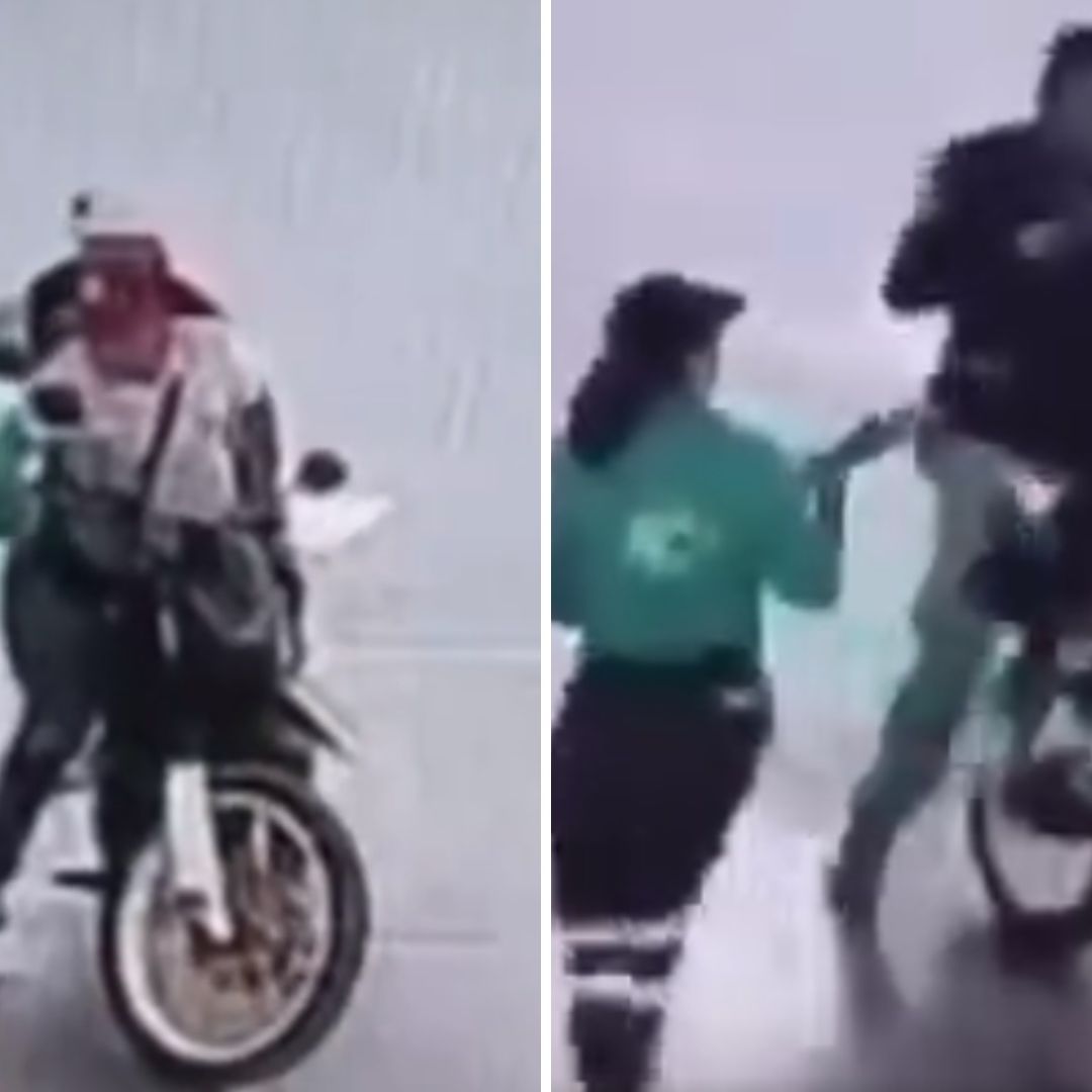 Video: Empleada Frustra Asalto y Baña en Gasolina a Rateros en Teoloyucan, Edomex