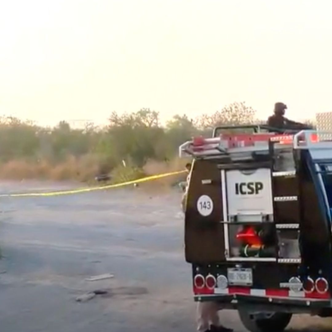 Peritos del ICSP arribaron para realizar el levantamiento de las evidencias en Salinas Victoria