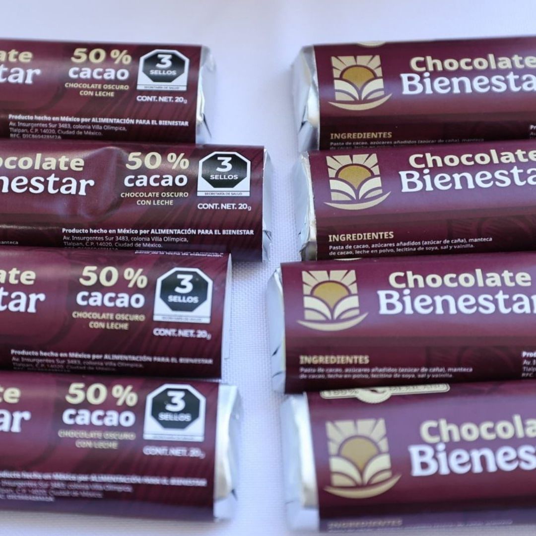 Dónde venderán Chocolate para el Bienestar en México esta son sus tres presentaciones