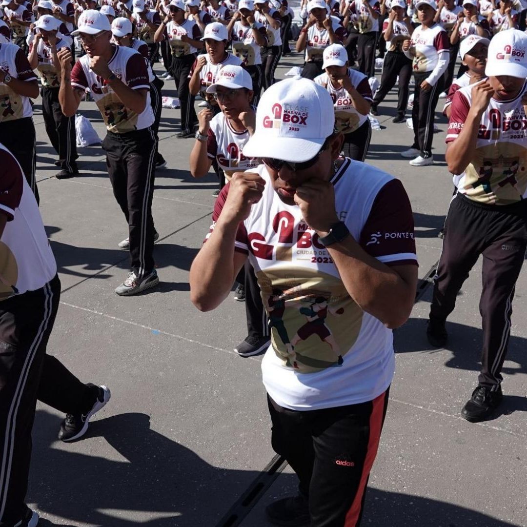 Quién estará en la clase masiva de box en el Zócalo CDMX hoy 6 de abril 2025 horario del evento