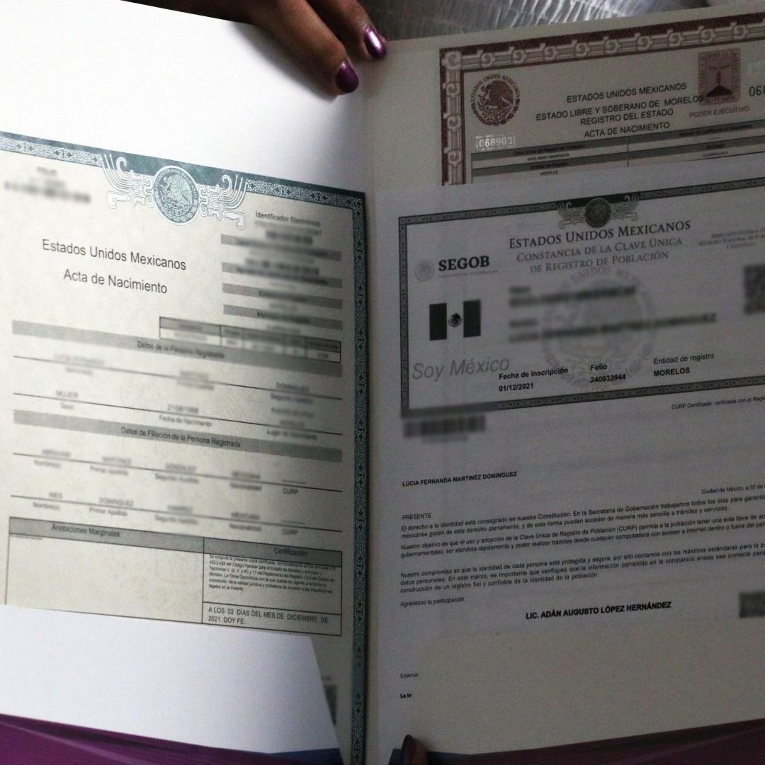 El Gobierno de México ofrece la posibilidad de obtener en línea el acta de nacimiento certificada
