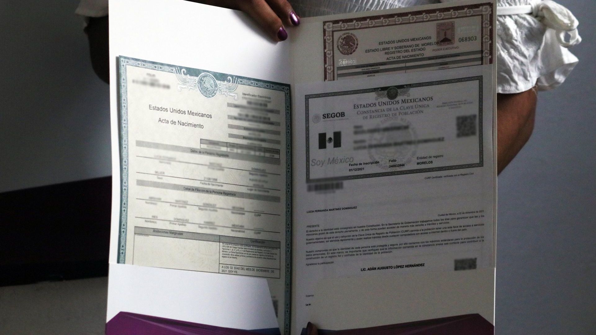 El Gobierno de México ofrece la posibilidad de obtener en línea el acta de nacimiento certificada