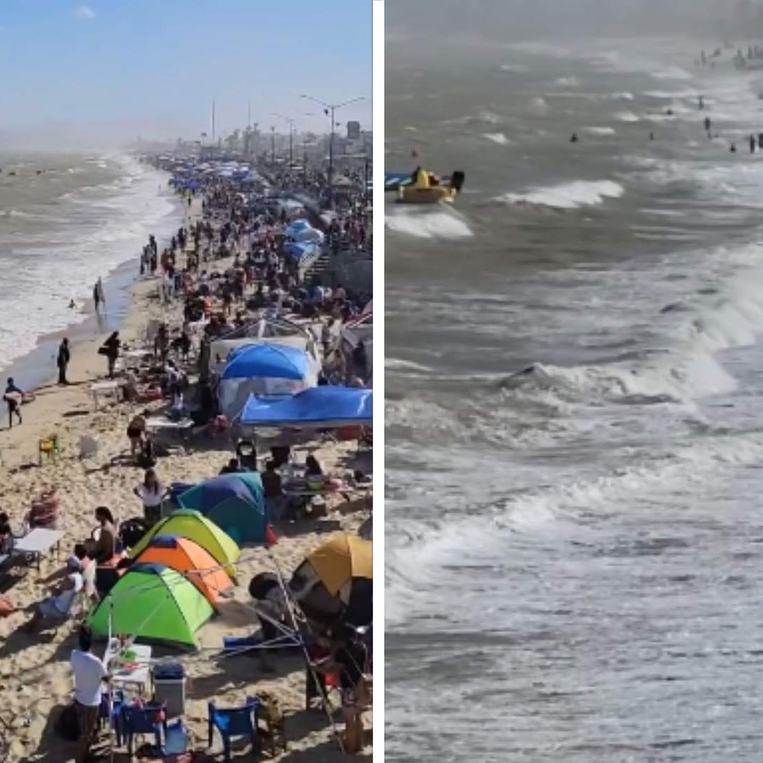 Video: Evacuan a Turistas por Alto Oleaje en Playas de San Felipe