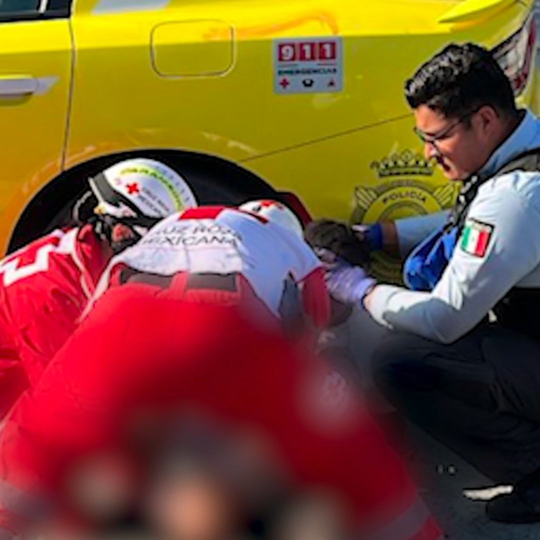 El hombre quedó tendido en la calle, malherido