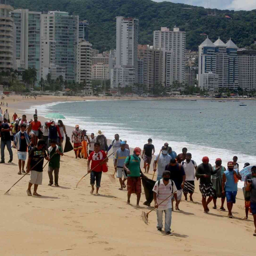 playa Icacos en Acapulco, Guerrero