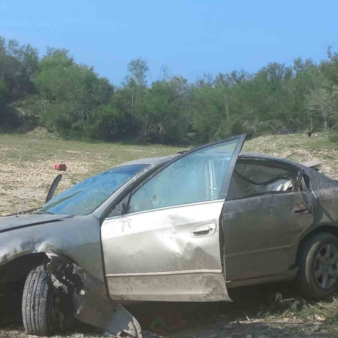 Familia Vuelca en Carretera Victoria-Matamoros; Hay 6 Lesionados
