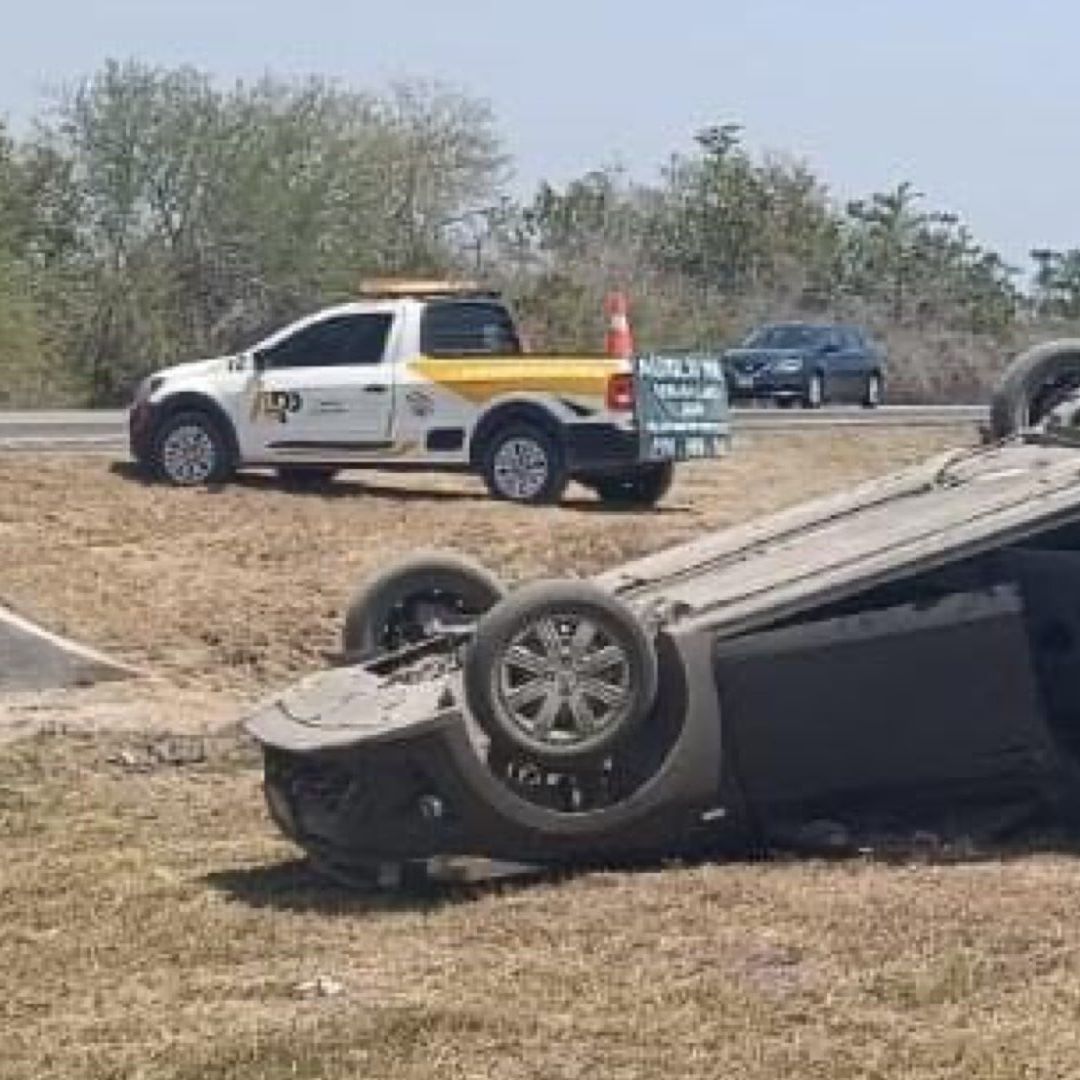 Volcadura Deja Cinco Lesionados en González