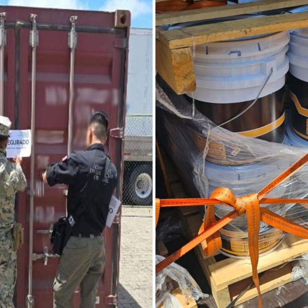 ¡No Iban a Pintar Casas! Hallan Más de 5 Toneladas de Mercurio en Botes de Pintura en Colima