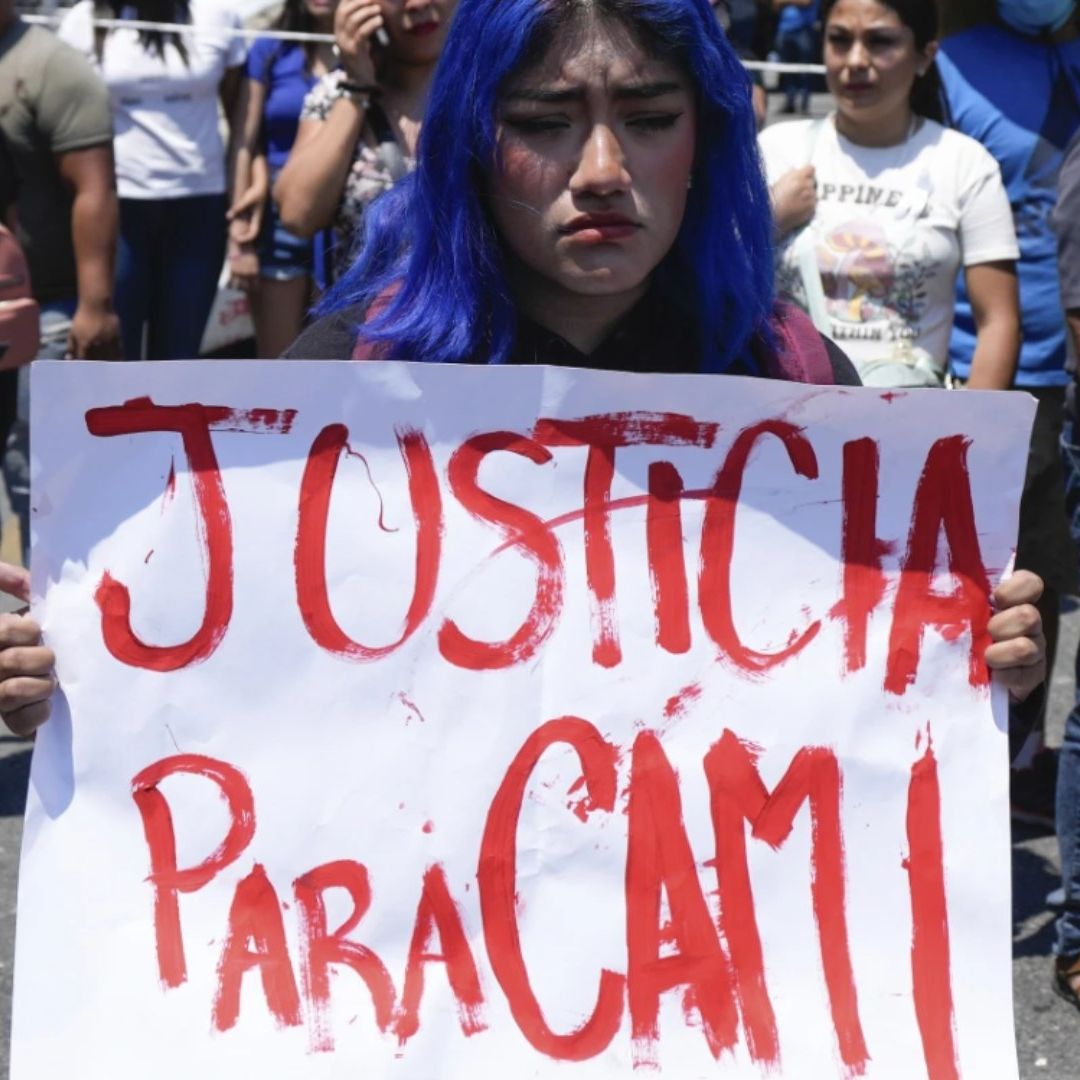 Protesta en Taxco, Guerrero, por el feminicidio y secuestro de la niña Camila