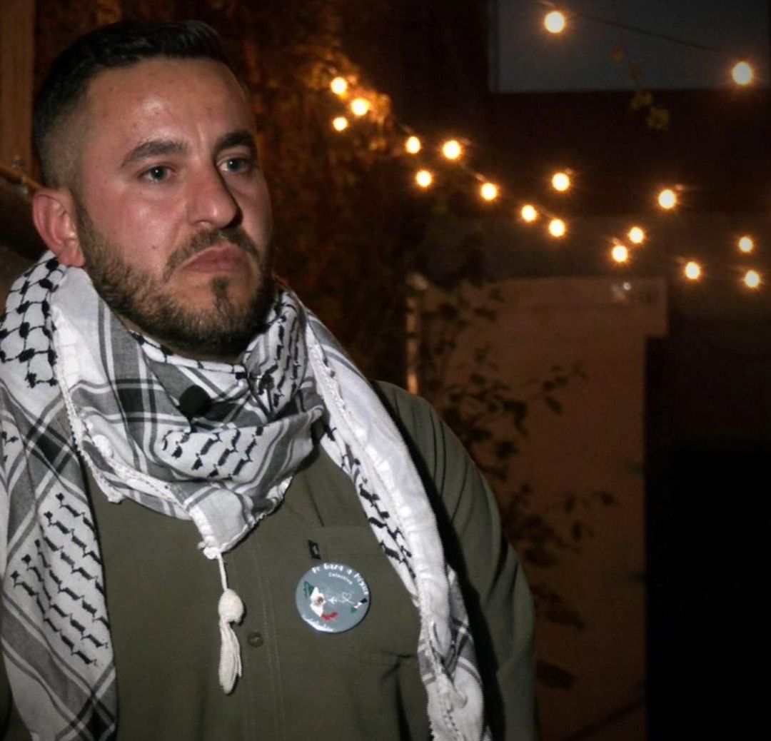 Shadi Abed trabaja en una cafetería en el Estado de México, lleva aquí desde 2018