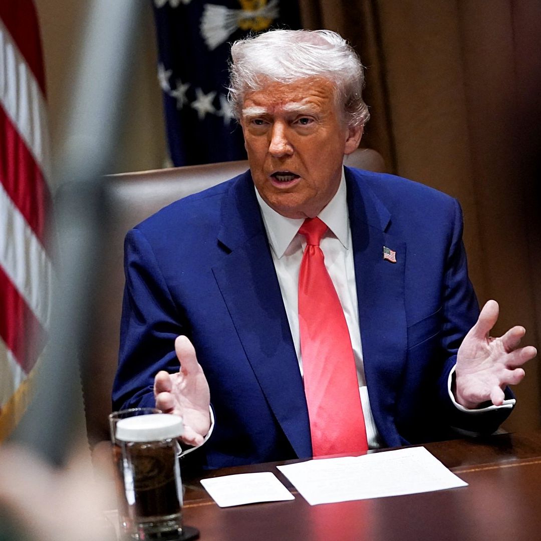 Donald Trump en reunión de gabinete en la Casa Blanca