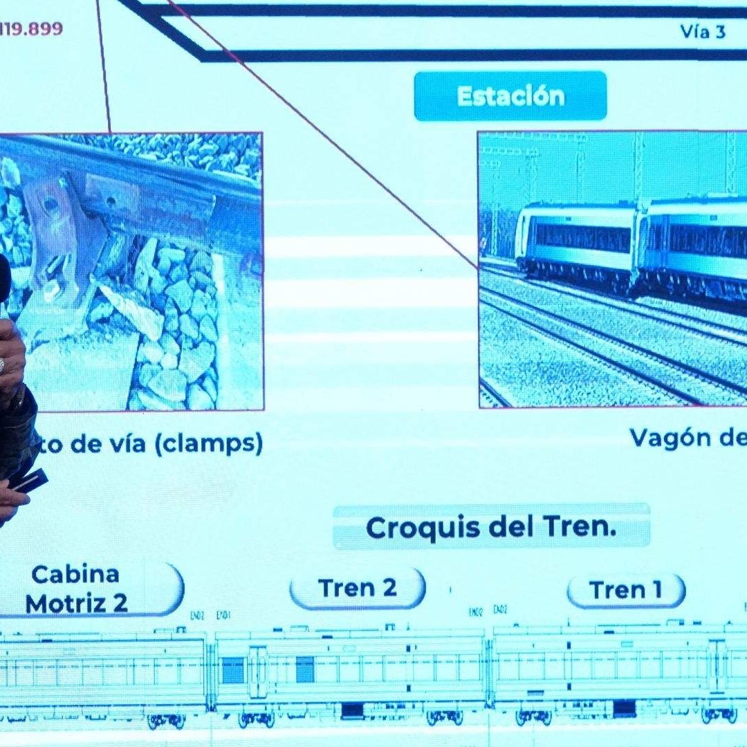 Luis Cresencio Sandoval explica descarrilamiento del Tren Maya
