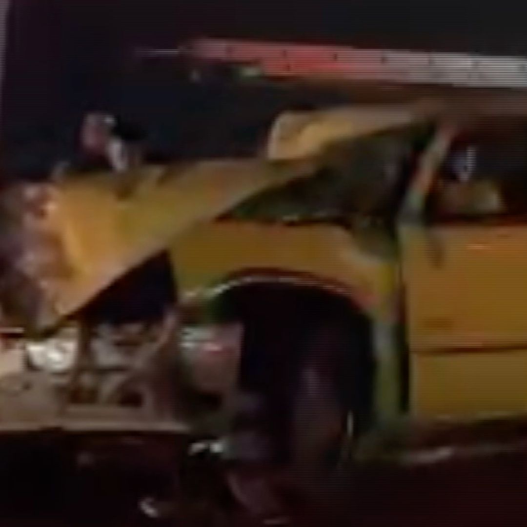 Accidente Vial Deja a 16 Personas Lesionadas en Apaseo El Grande. Foto: Manuel González