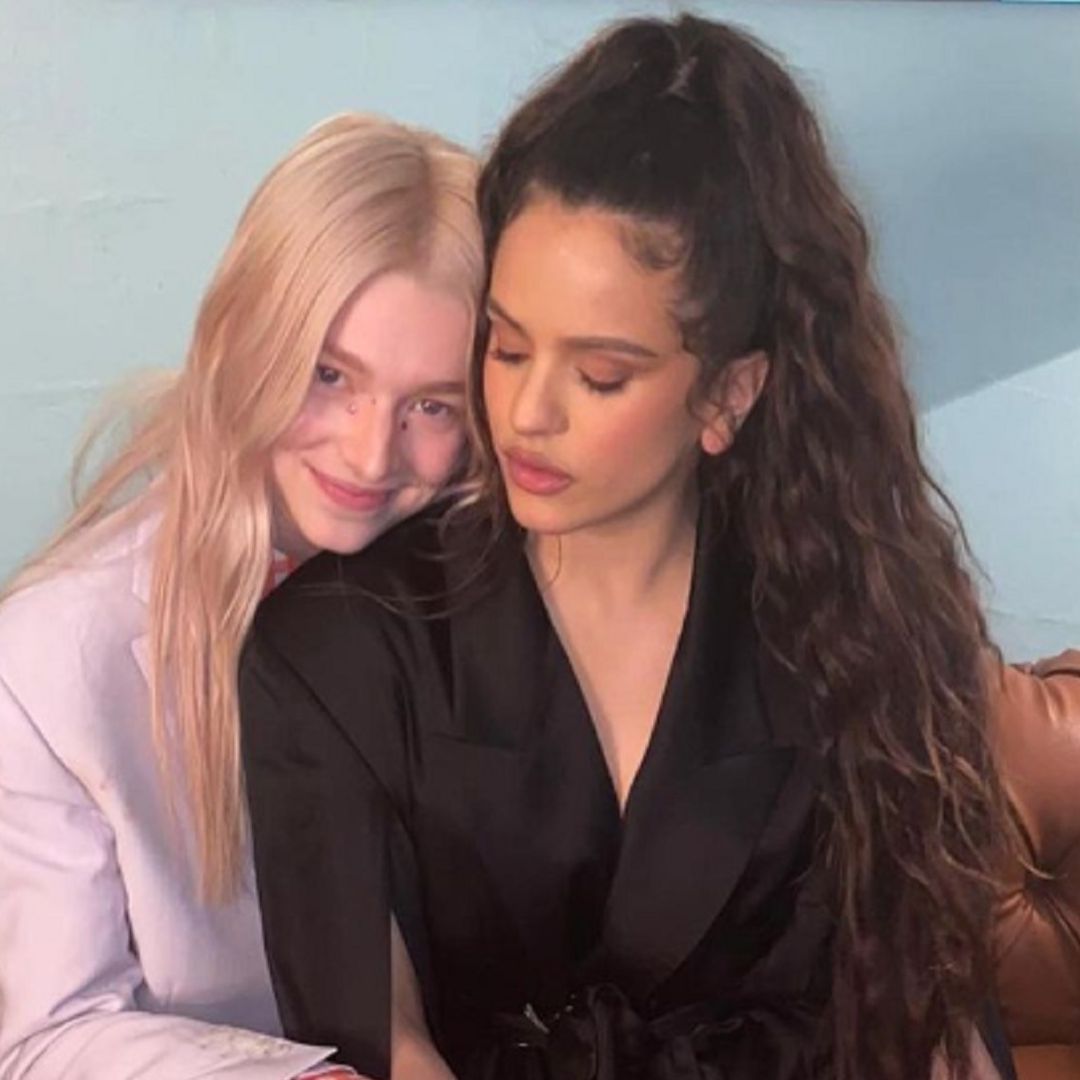 La actriz Hunther Schafer y la cantante Rosalía