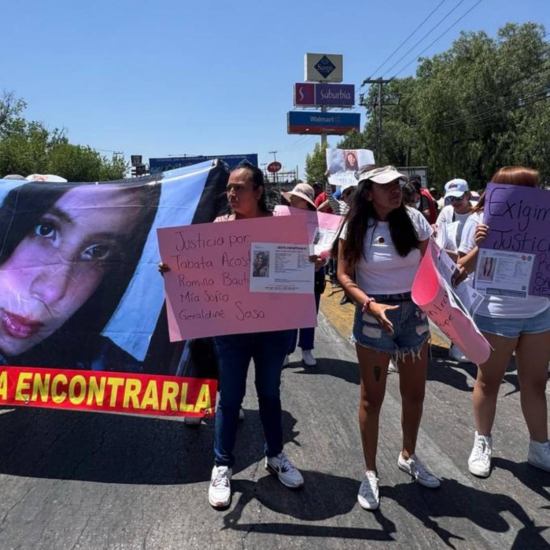 Madres buscadoras protestan por la desaparición de seis