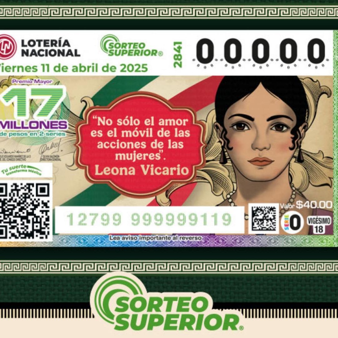Resultados Lotería Nacional hoy 11 de abril 2025 Lista de números ganadores Sorteo Superior 2841