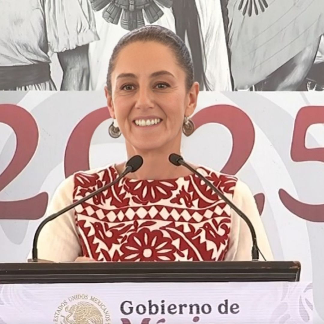 La mandataria elogió el aporte de los migrantes a los dos países, México y EUA.