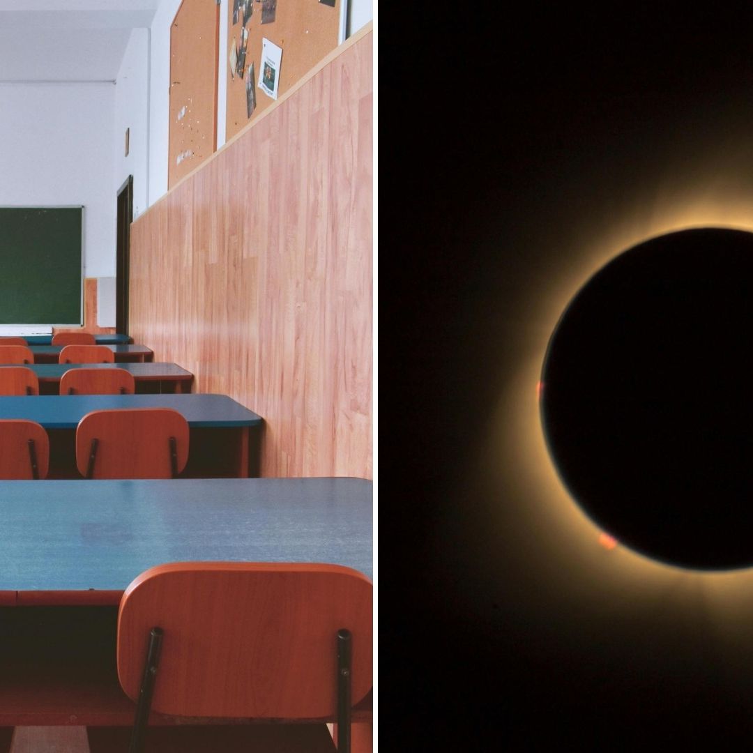 Suspenden clases en Baja California para observar eclipse solar