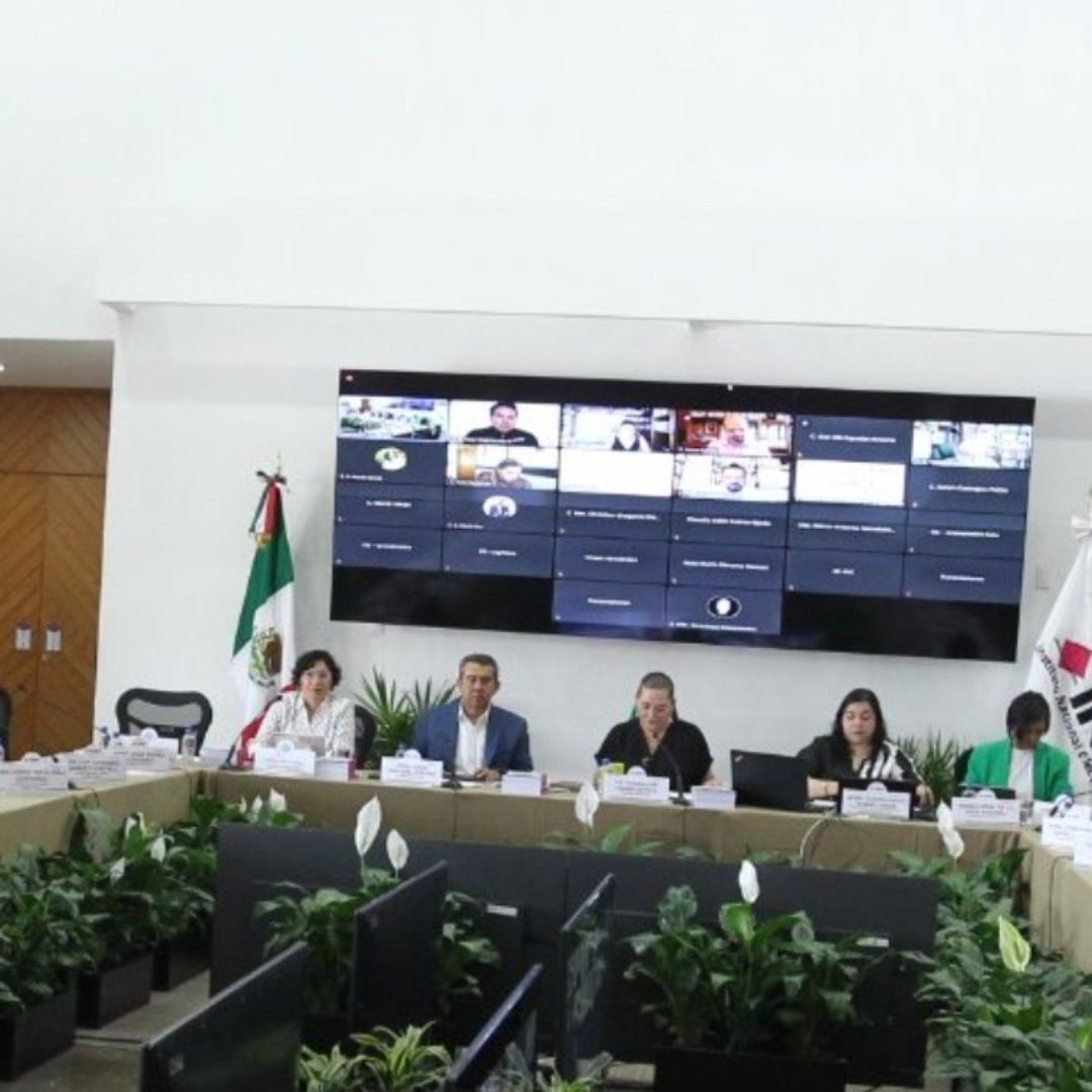Consejo General encabezado por la presidenta del INE, Guadalupe Taddei