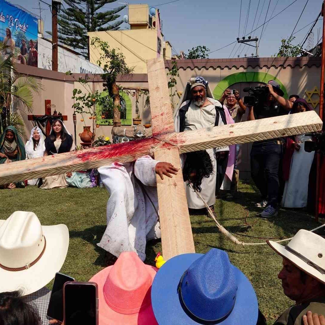 182 representación de la Pasión de Cristo en Iztapalapa. Foto: Cuartoscuro