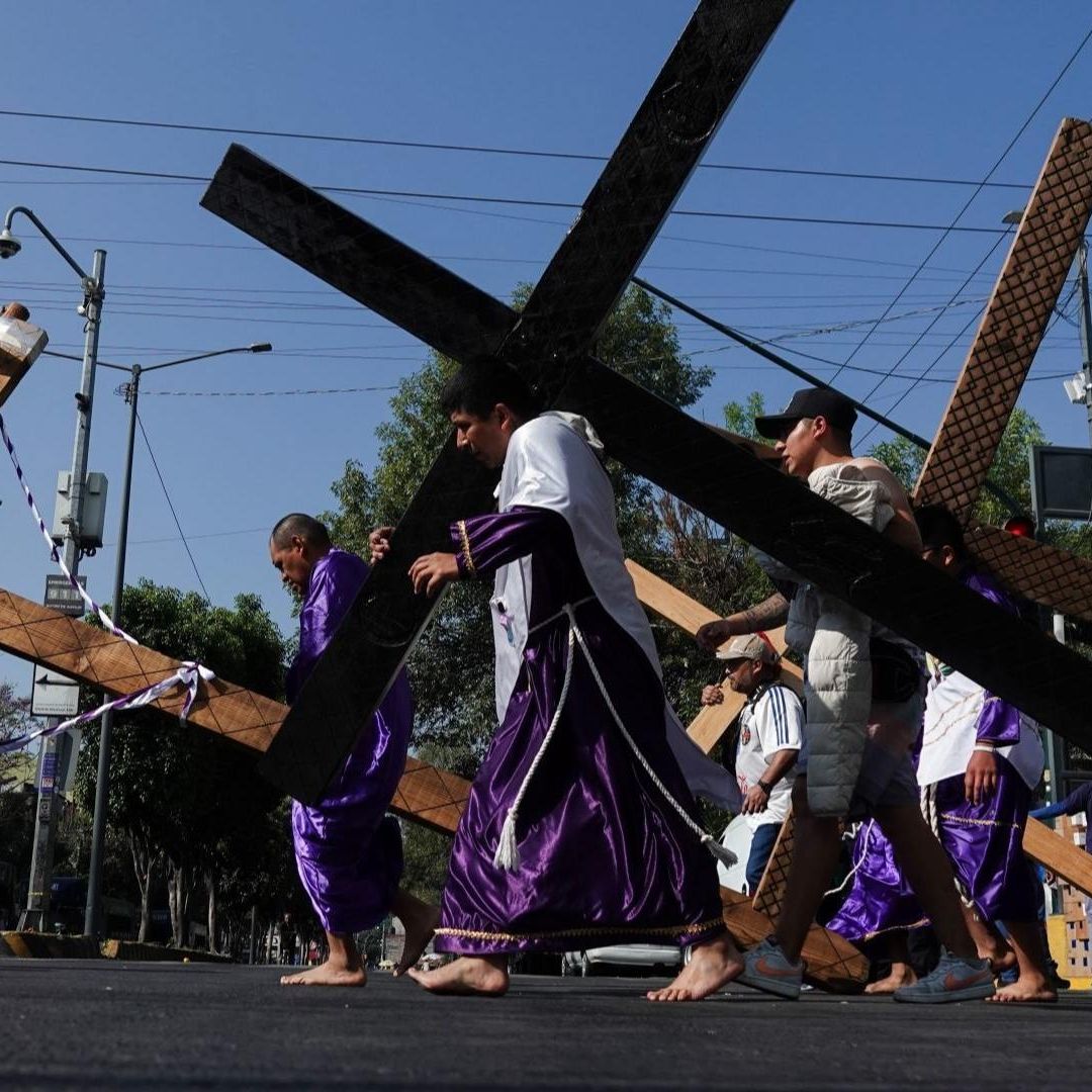 Sigue el recorrido del Viacrucis de Iztapalapa