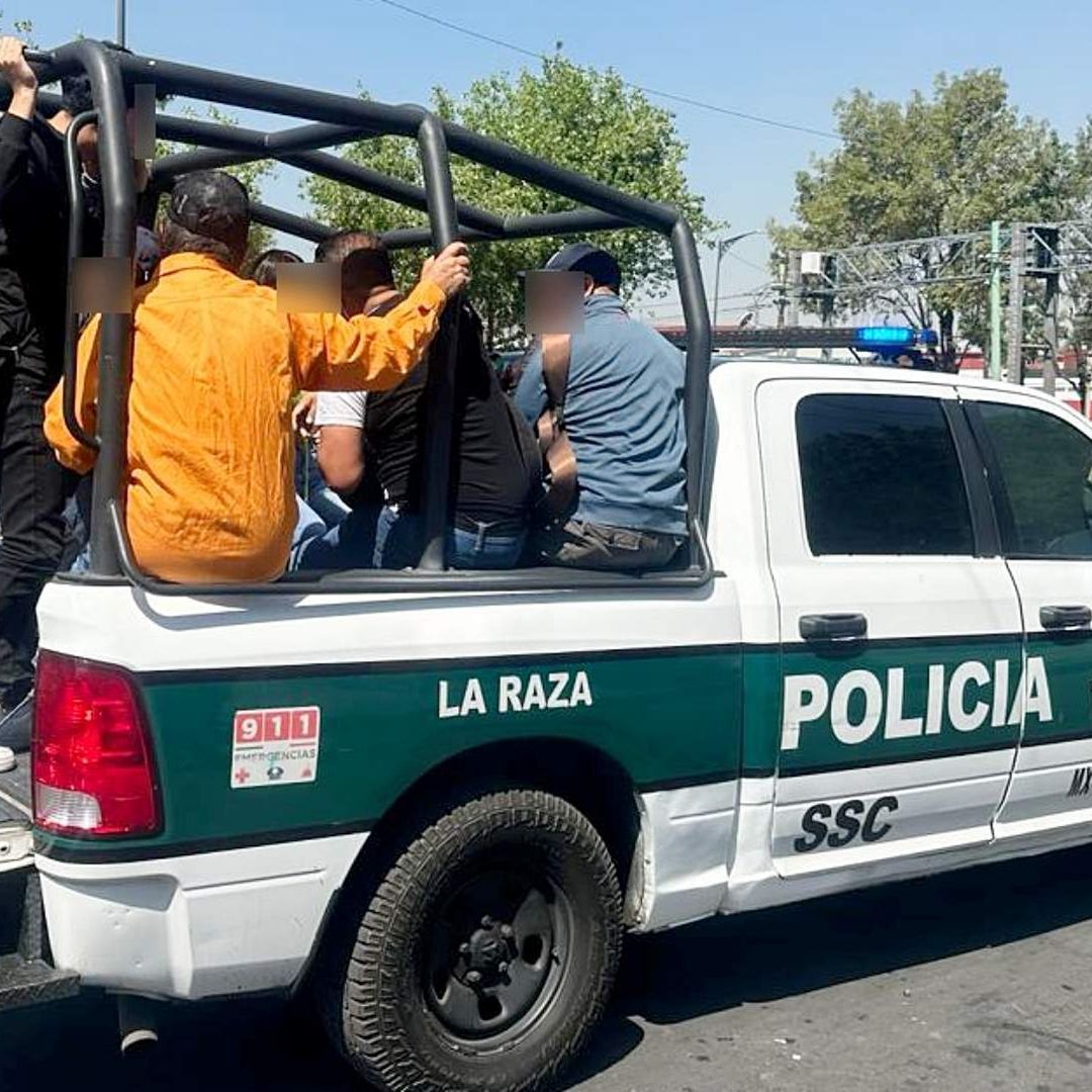 Problemas en Línea 7 del Metro Provocan Caos en El Rosario; Trasladan a Pasajeros en Patrullas