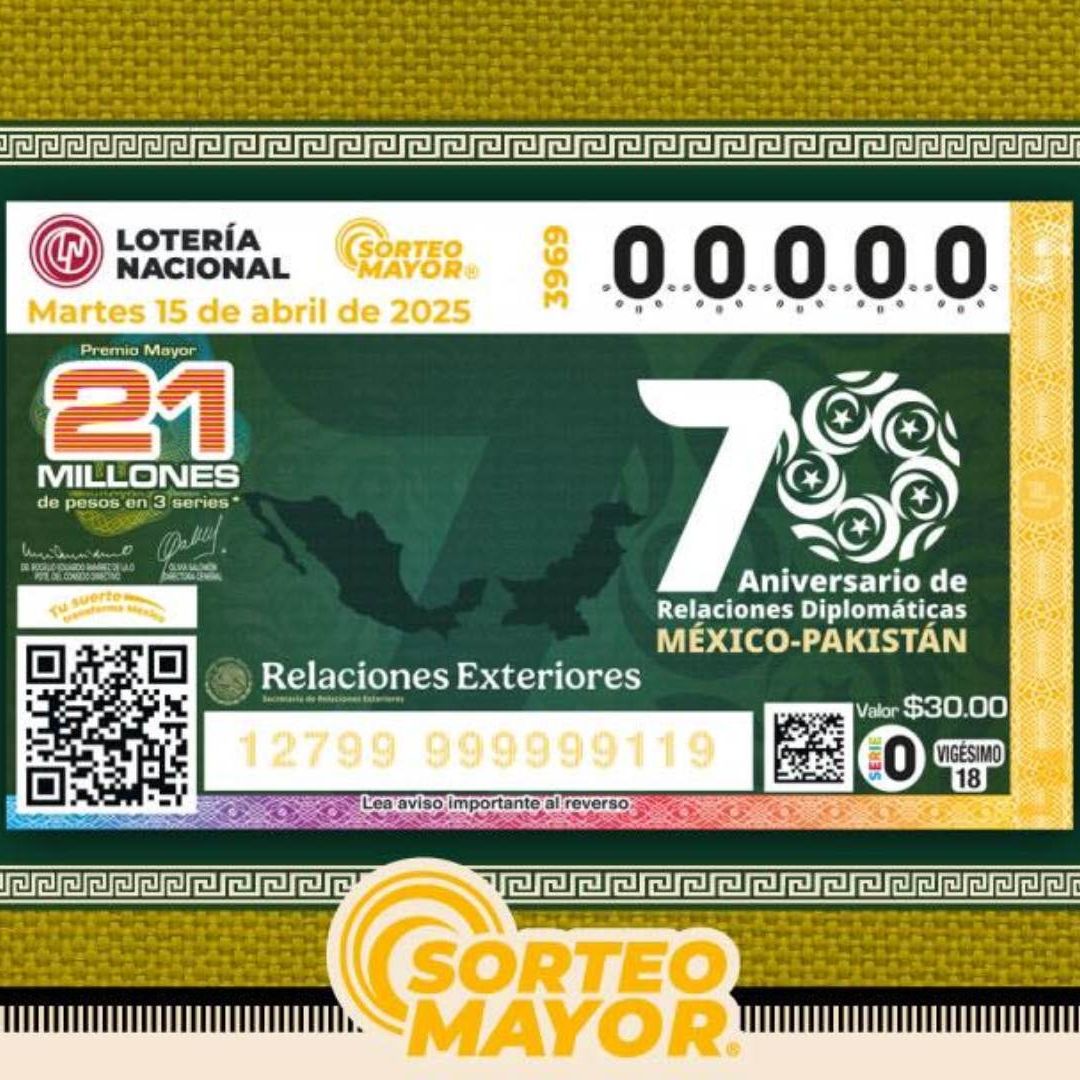 Consulta los resultados del Sorteo Mayor 3969 de Lotería Nacional hoy