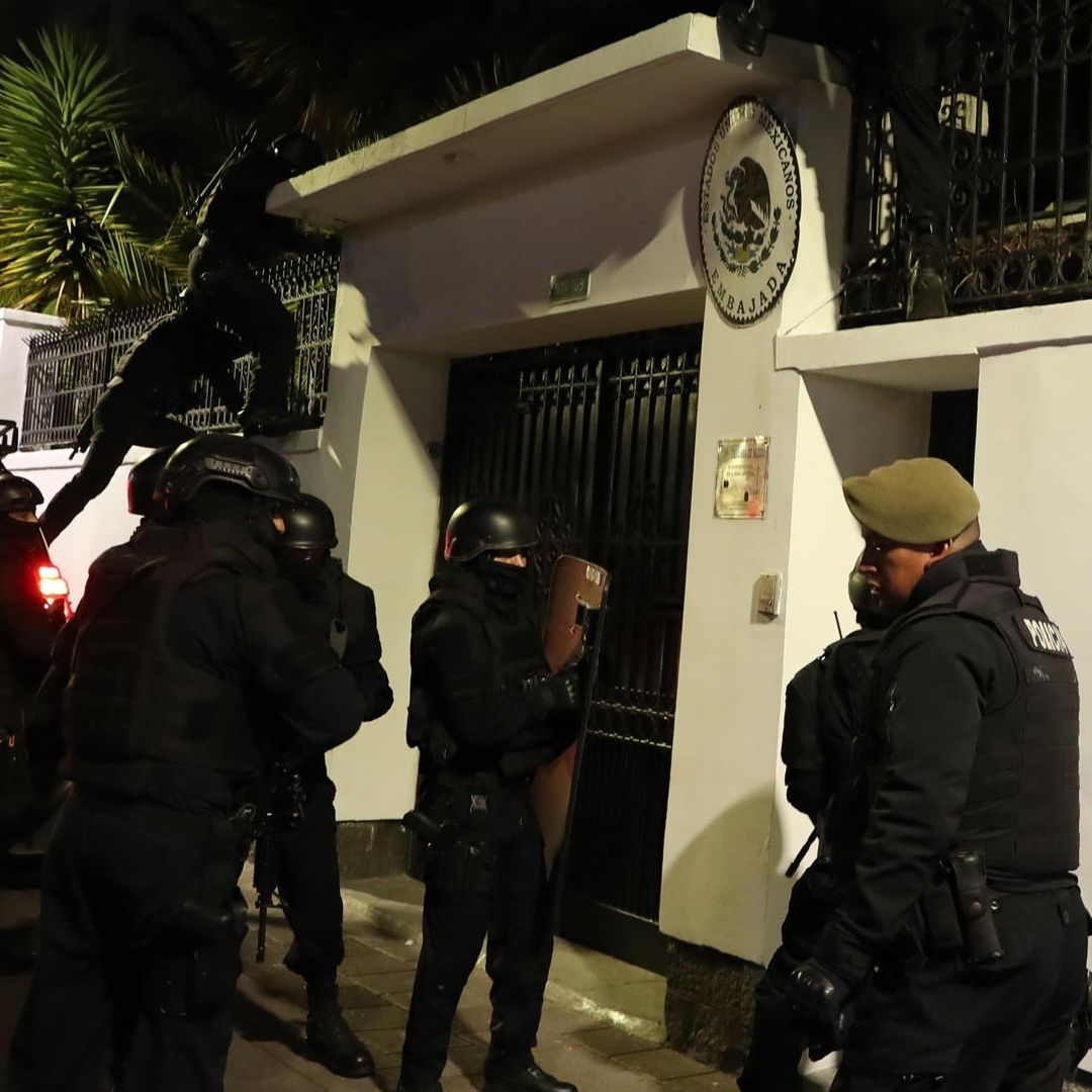 Candidatos Condenan Irrupción en Embajada de México en Ecuador