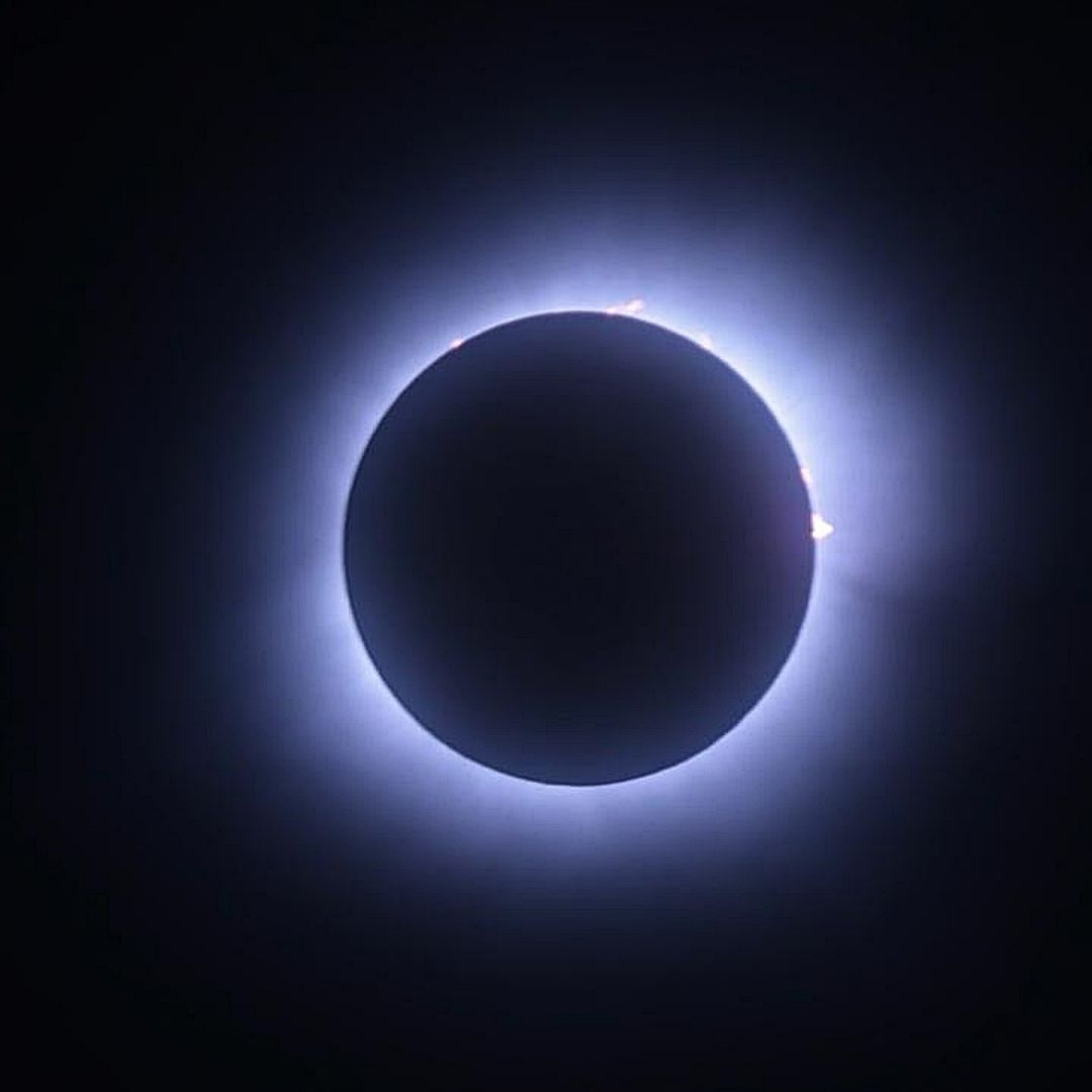 Galería. Así se vivió el eclipse solar del 8 de abril de 2024