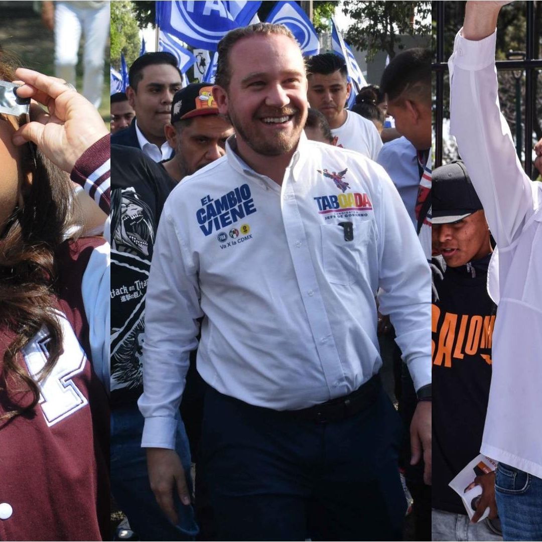 Los tres candidatos a la jefatura de la gobierno de la CDMX tuvieron actividades. Foto: Cuartoscuro