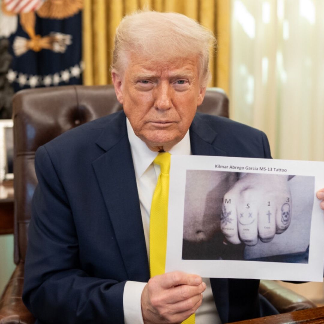 Donald Trump asegura que Kilmar Ábrego no es tan bueno e inocente como señalan legisladores demócratas.