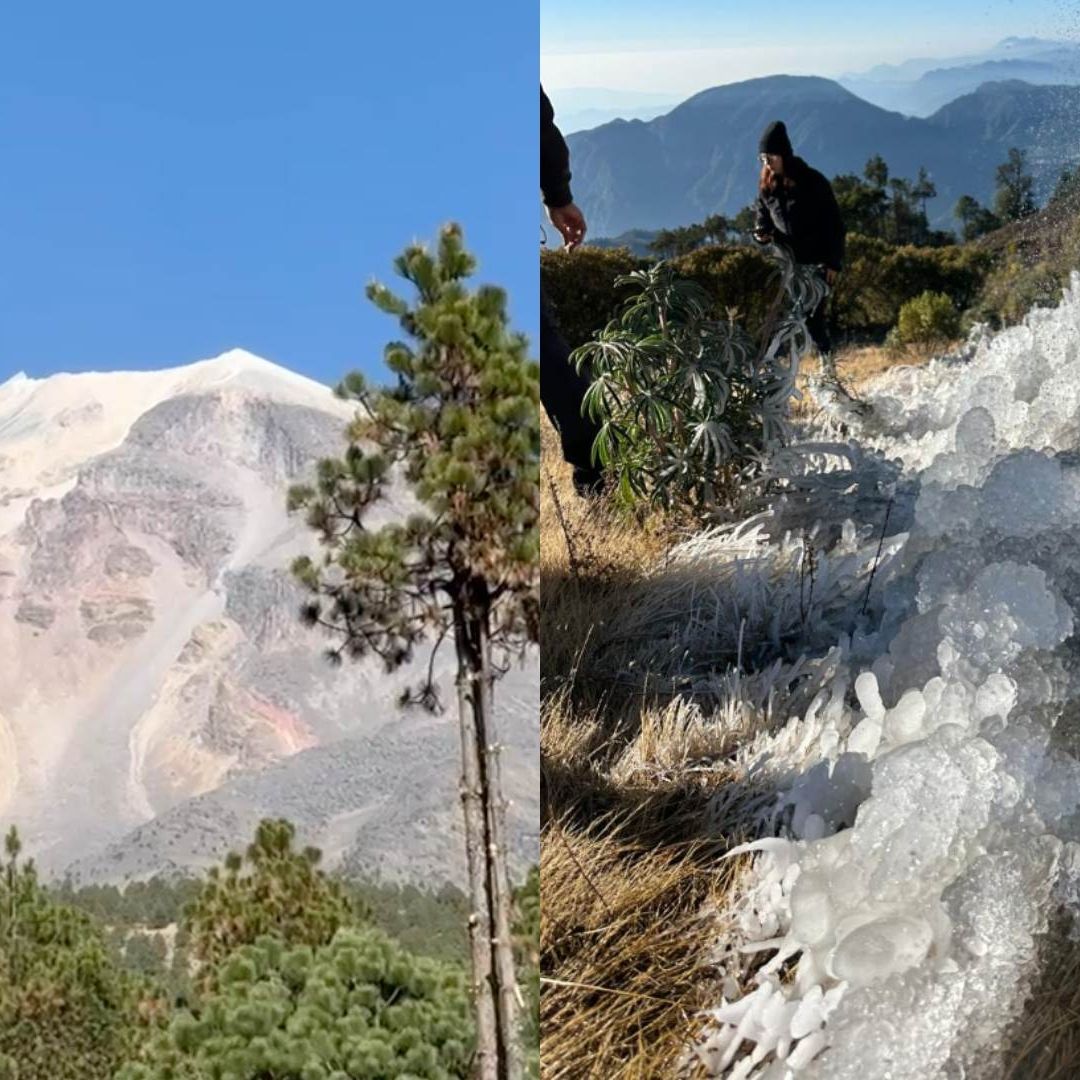 Heladas y Temperaturas de Menos Cuatro Grados en La Perla, Veracruz. Altas Montañas