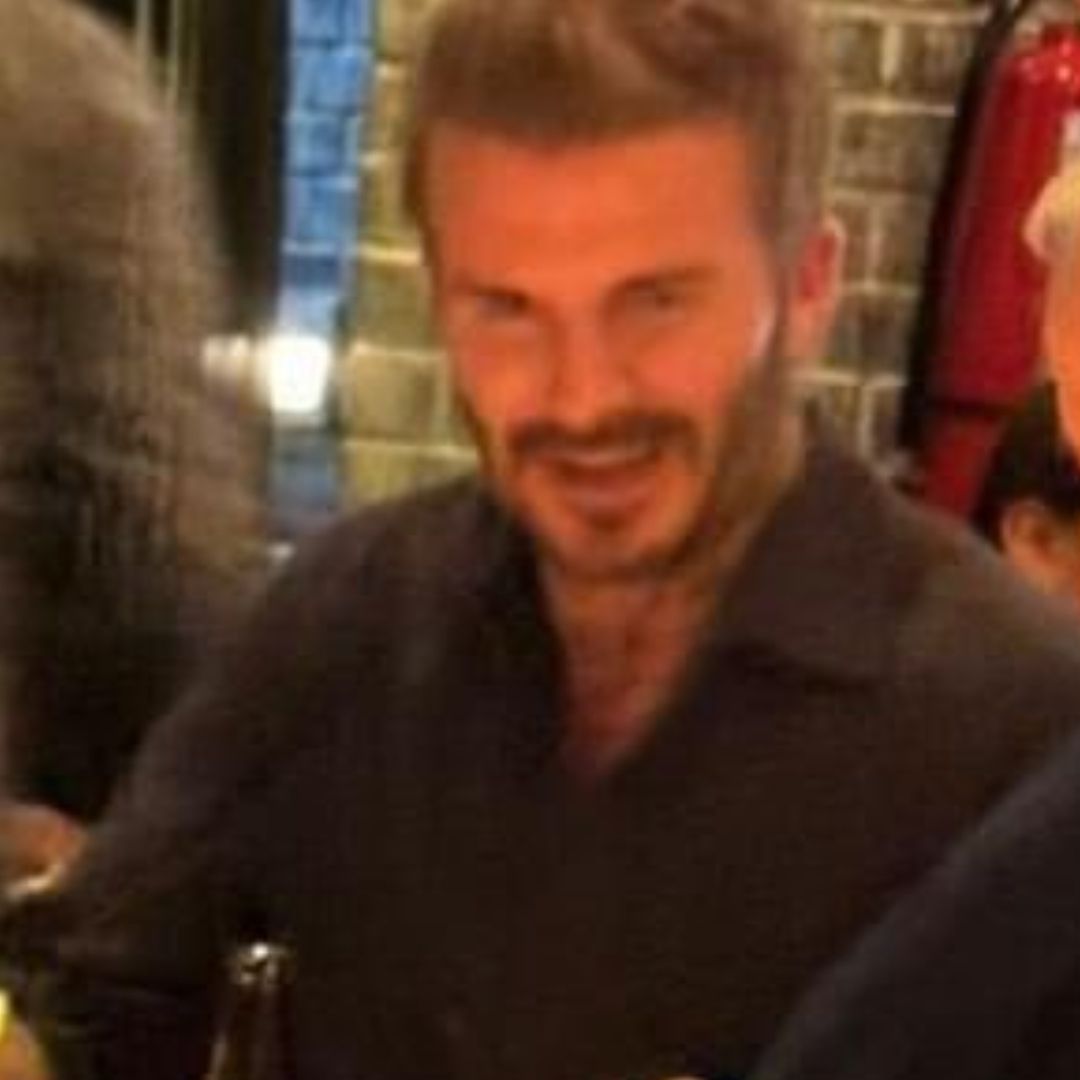 David Beckham estuvo de lo más tranquilo en el restaurante regio. Foto: TikTok